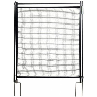 Vstupní branka k univerzálním ohradním sítím, výška 90 cm, šířka 81 cm, 2 hroty, nevodivá – Zboží Mobilmania