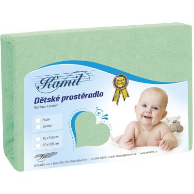 Bellatex prostěradlo jersey světle zelené 60x120 – Hledejceny.cz