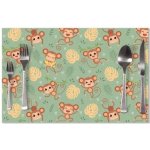 Sablio prostírání Roztomilé opičky 40x30cm – Zboží Mobilmania