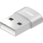 AlzaPower USB-A (M) to USB-C (F) 2.0 bílý APW-ADTATC2W – Zboží Živě