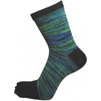 Simply PRSŤÁKY ANKLE prstové kotníkové ponožky zelená