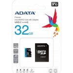 ADATA microSDHC 32 GB UHS-I U1 AUSDH32GUICL10A1-RA1 – Zboží Mobilmania