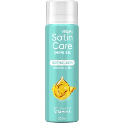 Gillette Satin Care Vitamin E Gel na holení 200 ml – Zboží Mobilmania