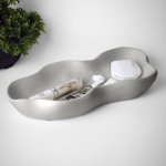 DESS Craft Studio Lago – Černá dekorační mísa s nadčasovou elegancí Barva: 9 - Perleťově šedá – Hledejceny.cz