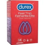 Durex Feel Thin Extra Lubricated 18 ks – Zbozi.Blesk.cz