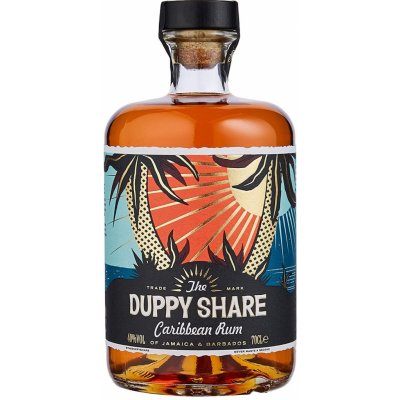 The Duppy Share Spiced Caribbean Rum 40% 0,7 l (holá láhev) – Zboží Dáma