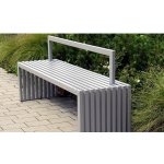 HTI Ocelová lavička Foca KA-O1009 zinek – Sleviste.cz