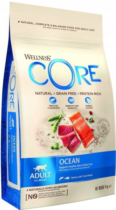 Wellness Core Sterilized Ocean granule pro sterilizované kočky losos & tuňák 4 kg
