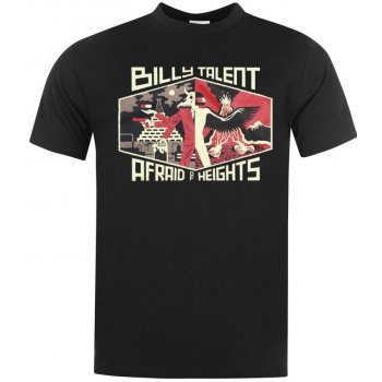 Official Billy Talent T Shirt Mens Afraid Height