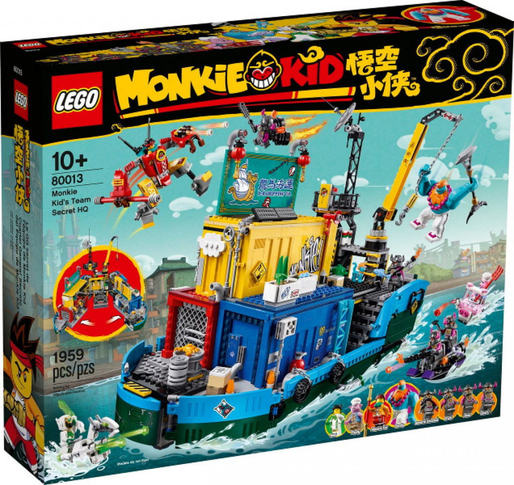 LEGO® Monkie Kid™ 80013 Tajná základna týmu Monkie Kida