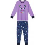 Dívčí pyžamo s Kočkou fialková – Zboží Mobilmania
