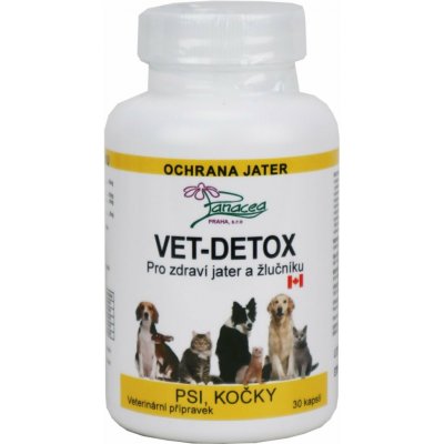 Panacea Vet-Detox pro zdraví jater a žlučníku 30 cps – Hledejceny.cz