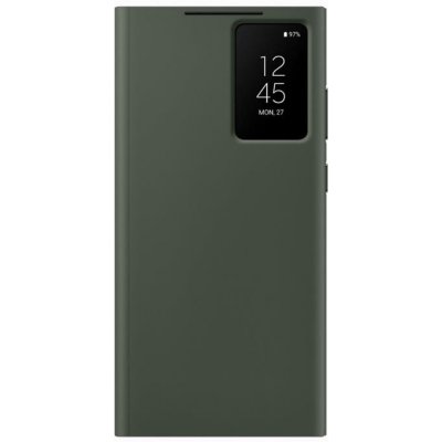 Samsung Smart View Wallet Case Galaxy S23 Ultra, Khaki - EF-ZS918CGEGWW