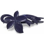 Spona do vlasů s ozdobou Barva: modrá – Zboží Mobilmania