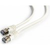 síťový kabel Gembird PP6-1M/W Patch, RJ45, cat. 6, FTP, 1m, bílý