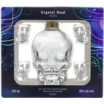 Crystal Head Vodka 40% 0,7 l (dárkové balení 4 sklenice) – Zboží Dáma