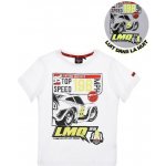 SVÍTÍCÍ tričko CARS svítící se 1227 bílá – Zboží Mobilmania