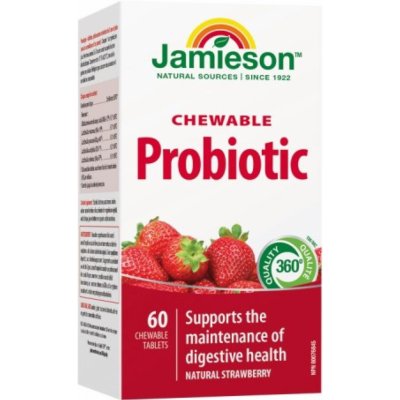 Jamieson Probiotic jahoda 60 tablet – Hledejceny.cz