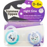 Tommee Tippee C2N silikon Night modrá 2 ks – Zboží Dáma