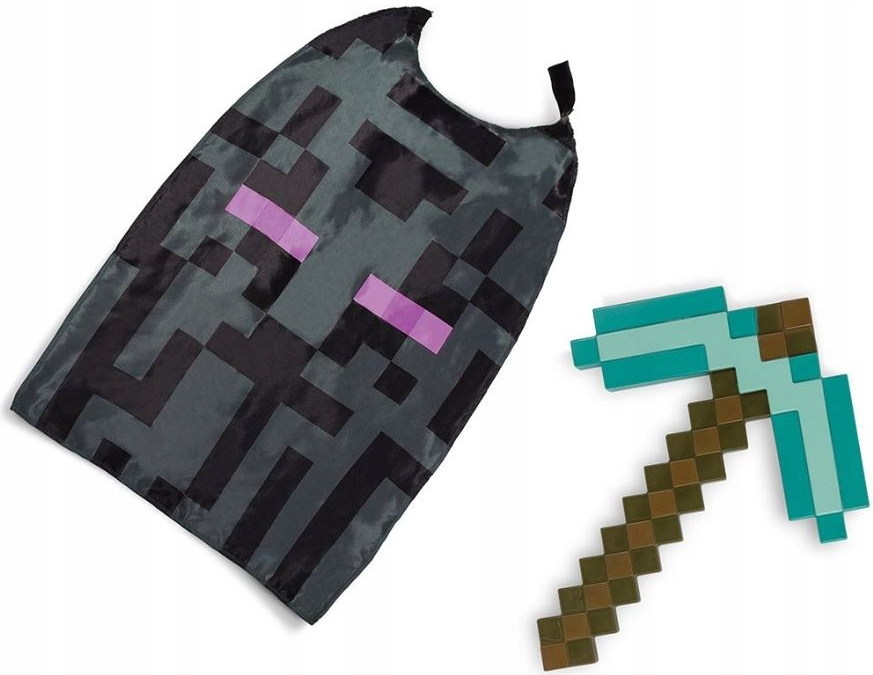 Minecraft Diamantový krumpáč a plášť