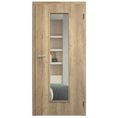Sapeli Elegant Komfort M55 otočné dub halifax 60 x 210 cm Čiré sklo – Hledejceny.cz