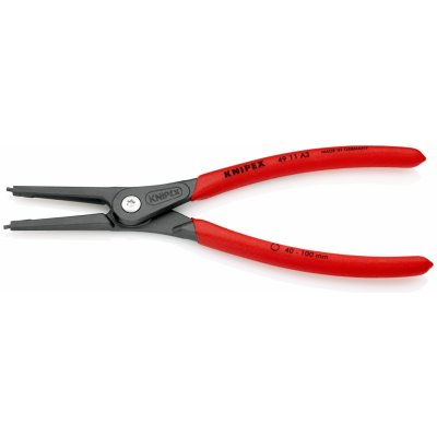 KNIPEX - Kleště precizní, na pojistné kroužky Ø 40-100mm - vnitřní - 225mm, velké opěrné plochy na hrotech (4911A3) – Hledejceny.cz