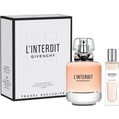 Givenchy L´Interdit EDP 80 ml + EDP 15 ml pro ženy dárková sada – Hledejceny.cz