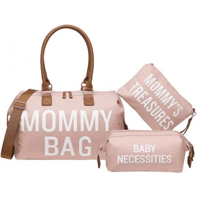 MXM Mommy bag Růžová set 3ks – Zboží Dáma