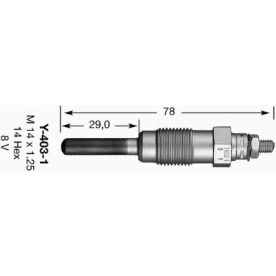 Žhavící svíčka NGK Y-403-1 – Hledejceny.cz