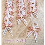 Krajkové svatební vývazky s jutou č. 1 - Růžová – Zboží Dáma Krajkové svatební vývazky s jutou č. 1 - Růžová – Zboží Dáma