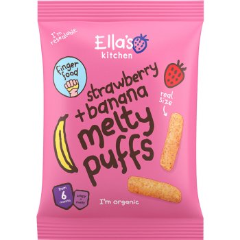 Ella's Kitchen BIO Křupky jahoda a banán 20 g