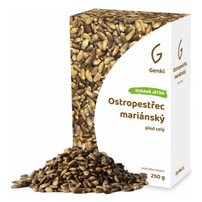 Genki Ostropestřec mariánský plod celý 250 g – Hledejceny.cz