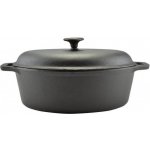 ROAST COOK Litinový pekáč s poklicí ovál na kachnu 42x27x19 cm – Sleviste.cz