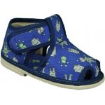 Dětské obrázkové bačkůrky pro nejmenší 805 0 modré – Zboží Mobilmania