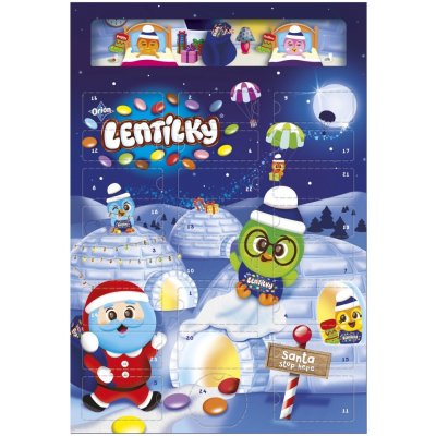 Orion Lentilky Adventní kalendář 194g – Zboží Dáma