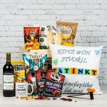 Dárková bedna pro tatínky červené víno – Sleviste.cz