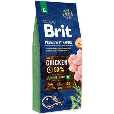 Brit Premium by Nature Junior XL 15 kg – Zboží Mobilmania