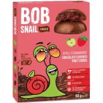 BOB Snail Ovocná pochoutka v mléčné čokoládě Jablko jahoda 60 g – Hledejceny.cz