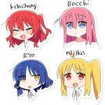 Bocchi the Rock Samolepka Kessoku – Zboží Živě