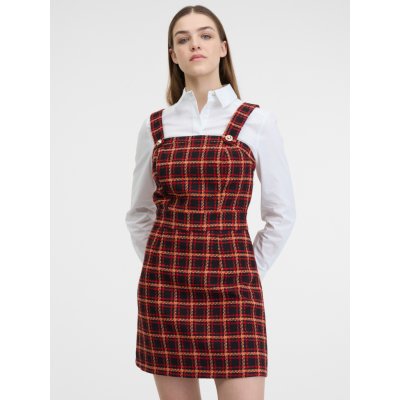 Orsay dámské kostkované šaty červeno-černé – Sleviste.cz