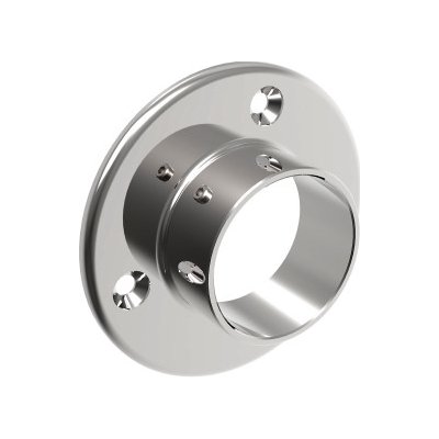 Hahn Steel Nástěnná příruba pro trubku pr. 48,3 mm, nerez ocel AISI 316 - lesk – Zboží Mobilmania