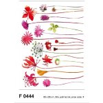 Ag Design AGF00444 samolepící dekorace Red flowers F 0444 Květiny rozměry 65 x 85 cm – Zboží Mobilmania