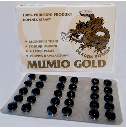 Mumio Gold Dragon Power 200 mg 30 tablet od 401 Kč - Heureka.cz