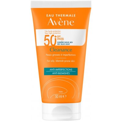 Avène Cleanance Solaire sluneční ochrana pleti SPF50+ 50 ml – Zboží Dáma