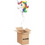 HeliumKing Balónový box Unicorn 83 x 73 cm – Zboží Dáma