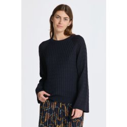 Gant SVETR CABLE KNIT C-NECK modrá