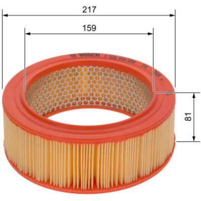 Vzduchový filtr BOSCH F 026 400 594 – Hledejceny.cz