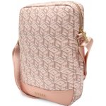 Guess PU G Cube Tablet Bag 10" růžová – Zboží Mobilmania