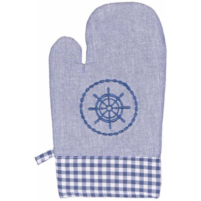 Frobyt Kuchyňská chňapka 2203 KRUH A KÁRO modrá 28 x 18 cm – Zbozi.Blesk.cz