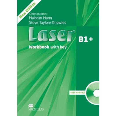 Laser 3rd Edition B1+ Intermediate Workbook with Key a CD Pack
